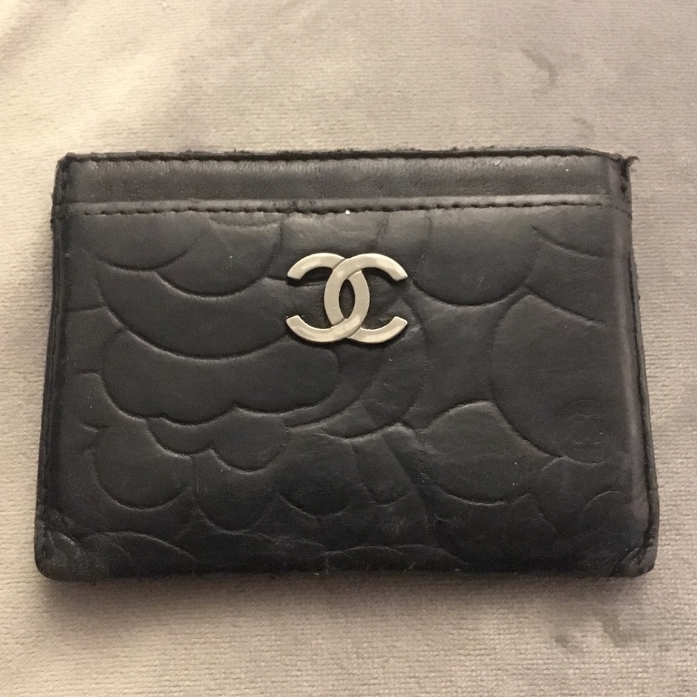 Chanel Camellia Card Case